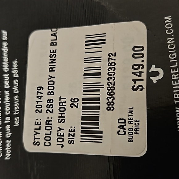 True Religion Joey Shorts - Picture 4 of 5